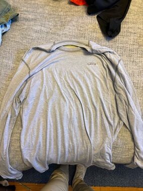 Orvis Light Blue Long Sleeve Performance Tee